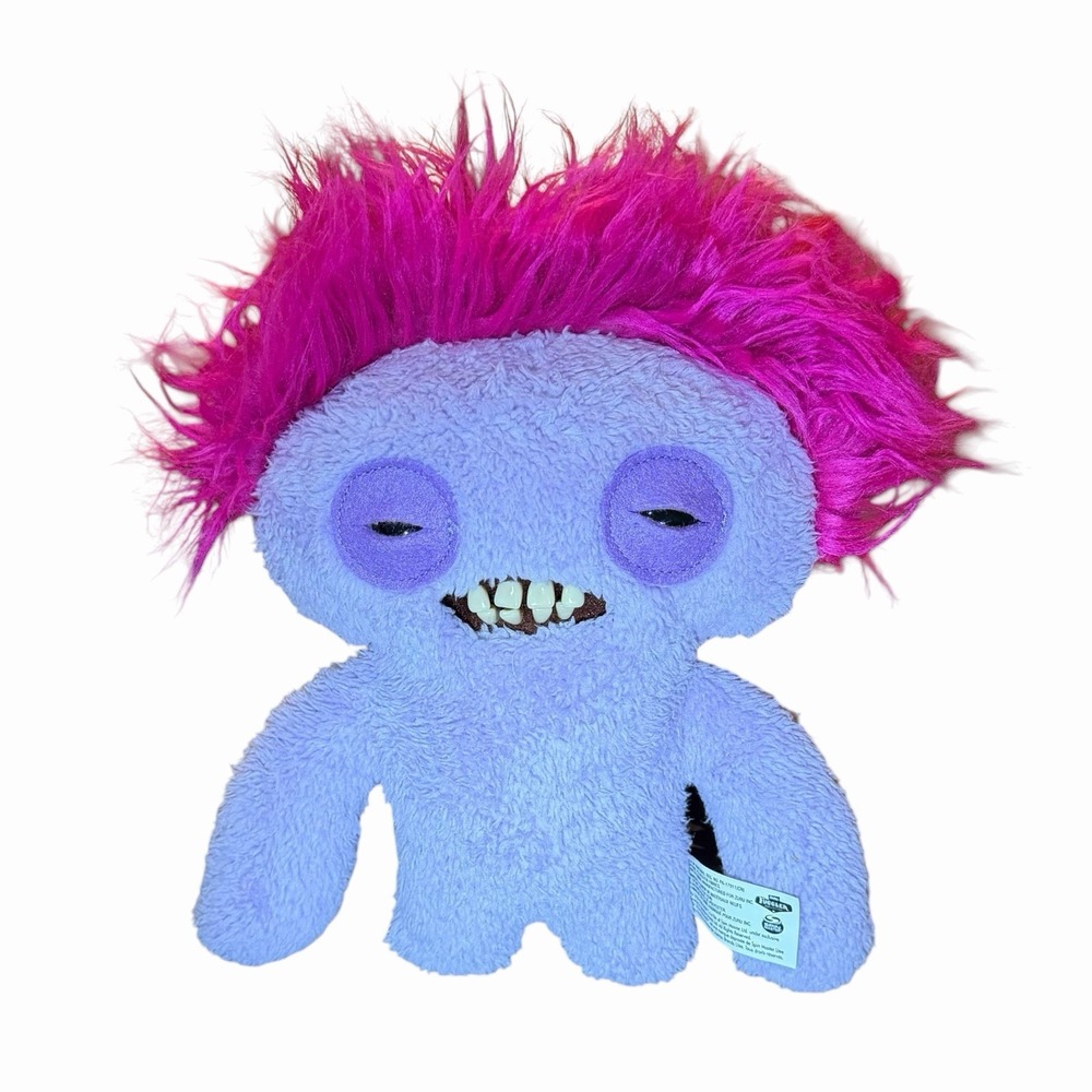 Fugglers Hairy Fuggs - Funny Ugly Monster Plush - 9" (Squidge)
